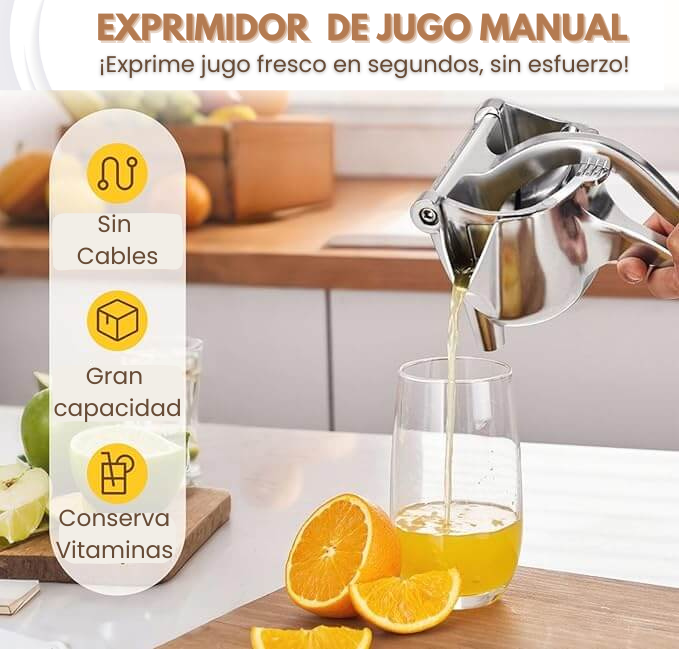 EXPRIMIDOR MANUAL ALUMINIO