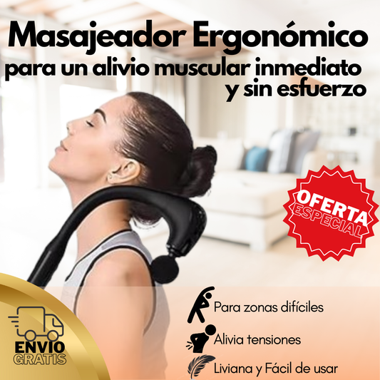 Masajeador Ergonómico Curvo